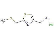 ({2-[(methylthio)methyl]-1,3-thiazol-4-yl}methyl)amine hydrochloride