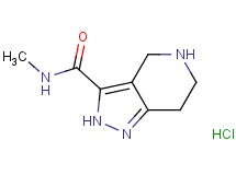 N-methyl-4,5,6,7-tetrahydro-2H-pyrazolo[4,3-c]pyridine-3-carboxamide hydrochloride
