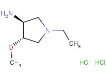 trans-1-ethyl-4-methoxy-3-pyrrolidinamine dihydrochloride