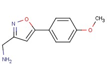 1-[5-(4-methoxyphenyl)-3-isoxazolyl]methanamine