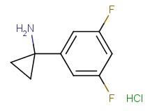 [1-(3,5-difluorophenyl)cyclopropyl]amine hydrochloride