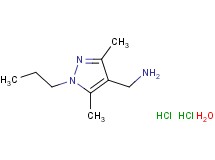[(3,5-dimethyl-1-propyl-1H-pyrazol-4-yl)methyl]amine dihydrochloride hydrate