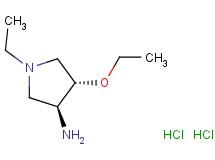 trans-4-ethoxy-1-ethyl-3-pyrrolidinamine dihydrochloride