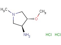 trans-4-methoxy-1-methyl-3-pyrrolidinamine dihydrochloride