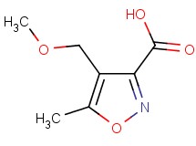 4-(methoxymethyl)-5-methyl-3-isoxazolecarboxylic acid