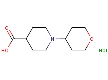 1-(tetrahydro-2H-pyran-4-yl)-4-piperidinecarboxylic acid hydrochloride