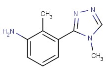 2-methyl-3-(4-methyl-4H-1,2,4-triazol-3-yl)aniline