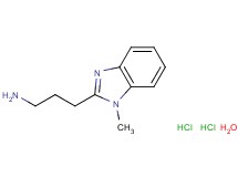 [3-(1-methyl-1H-benzimidazol-2-yl)propyl]amine dihydrochloride hydrate