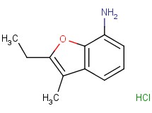 (2-ethyl-3-methyl-1-benzofuran-7-yl)amine hydrochloride