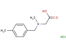 N-methyl-N-(4-methylbenzyl)glycine hydrochloride