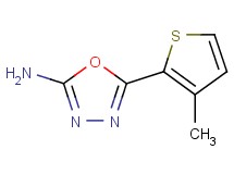 5-(3-methyl-2-thienyl)-1,3,4-oxadiazol-2-amine