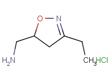 [(3-ethyl-4,5-dihydro-5-isoxazolyl)methyl]amine hydrochloride