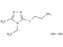 {2-[(4-ethyl-5-methyl-4H-1,2,4-triazol-3-yl)thio]ethyl}amine dihydrobromide