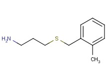 3-[(2-methylbenzyl)thio]-1-propanamine