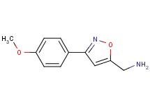 1-[3-(4-methoxyphenyl)-5-isoxazolyl]methanamine