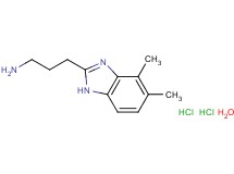 [3-(4,5-dimethyl-1H-benzimidazol-2-yl)propyl]amine dihydrochloride hydrate