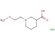 1-(2-methoxyethyl)-3-piperidinecarboxylic acid hydrochloride