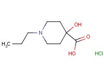 4-hydroxy-1-propyl-4-piperidinecarboxylic acid hydrochloride