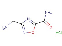 3-(aminomethyl)-1,2,4-oxadiazole-5-carboxamide hydrochloride