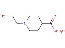 1-(2-hydroxyethyl)-4-piperidinecarboxylic acid hydrate