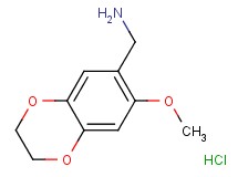 [(7-methoxy-2,3-dihydro-1,4-benzodioxin-6-yl)methyl]amine hydrochloride