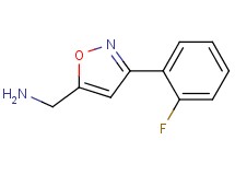 1-[3-(2-fluorophenyl)-5-isoxazolyl]methanamine
