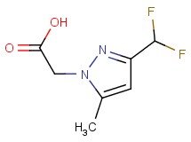 [3-(difluoromethyl)-5-methyl-1H-pyrazol-1-yl]acetic acid