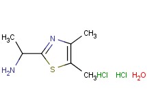 [1-(4,5-dimethyl-1,3-thiazol-2-yl)ethyl]amine dihydrochloride hydrate