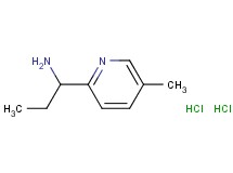 [1-(5-methyl-2-pyridinyl)propyl]amine dihydrochloride