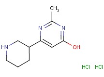 2-methyl-6-(3-piperidinyl)-4-pyrimidinol dihydrochloride