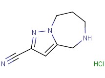 5,6,7,8-tetrahydro-4H-pyrazolo[1,5-a][1,4]diazepine-2-carbonitrile hydrochloride