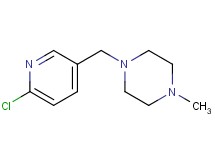 1-[(6-chloro-3-pyridinyl)methyl]-4-methylpiperazine
