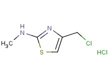 4-(chloromethyl)-N-methyl-1,3-thiazol-2-amine hydrochloride