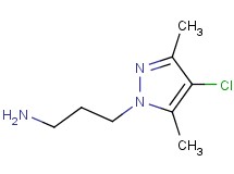 3-(4-chloro-3,5-dimethyl-1H-pyrazol-1-yl)-1-propanamine