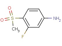 3-fluoro-4-(methylsulfonyl)aniline