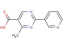 4-methyl-2-(3-pyridinyl)-5-pyrimidinecarboxylic acid 4-methyl-2-(3-pyridinyl)-5-pyrimidinecarboxylic acid