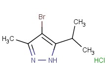 4-bromo-5-isopropyl-3-methyl-1H-pyrazole hydrochloride