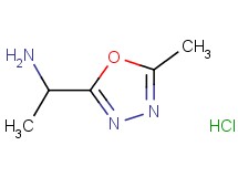 [1-(5-methyl-1,3,4-oxadiazol-2-yl)ethyl]amine hydrochloride