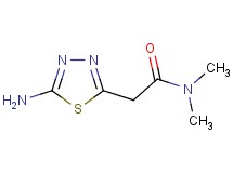 2-(5-amino-1,3,4-thiadiazol-2-yl)-N,N-dimethylacetamide