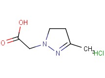 (3-methyl-4,5-dihydro-1H-pyrazol-1-yl)acetic acid hydrochloride