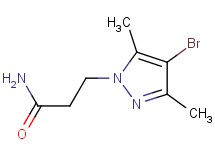 3-(4-bromo-3,5-dimethyl-1H-pyrazol-1-yl)propanamide