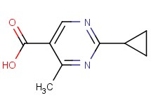 2-cyclopropyl-4-methyl-5-pyrimidinecarboxylic acid