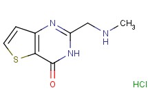 2-[(methylamino)methyl]thieno[3,2-d]pyrimidin-4(3H)-one hydrochloride