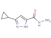 3-cyclopropyl-1H-pyrazole-5-carbohydrazide