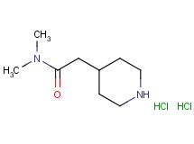 N,N-dimethyl-2-(4-piperidinyl)acetamide dihydrochloride