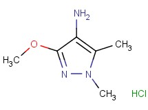 3-methoxy-1,5-dimethyl-1H-pyrazol-4-amine hydrochloride 3-methoxy-1,5-dimethyl-1H-pyrazol-4-amine hydrochloride