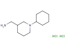 [(1-cyclohexyl-3-piperidinyl)methyl]amine dihydrochloride