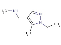 1-(1-ethyl-5-methyl-1H-pyrazol-4-yl)-N-methylmethanamine