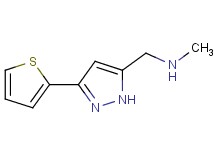 N-methyl-1-[3-(2-thienyl)-1H-pyrazol-5-yl]methanamine