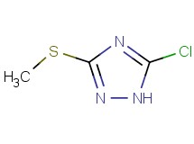 5-chloro-3-(methylthio)-1H-1,2,4-triazole